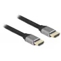 Delock Ultra High Speed HDMI kábel 48 Gbps 8K 60 Hz sivý 2 m certifikovaný