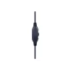 Káblový herný headset GEMBIRD GHS-05-B, okolo uší, 20–20000 Hz, 2 m kábel, 250 g, čierna/modrá