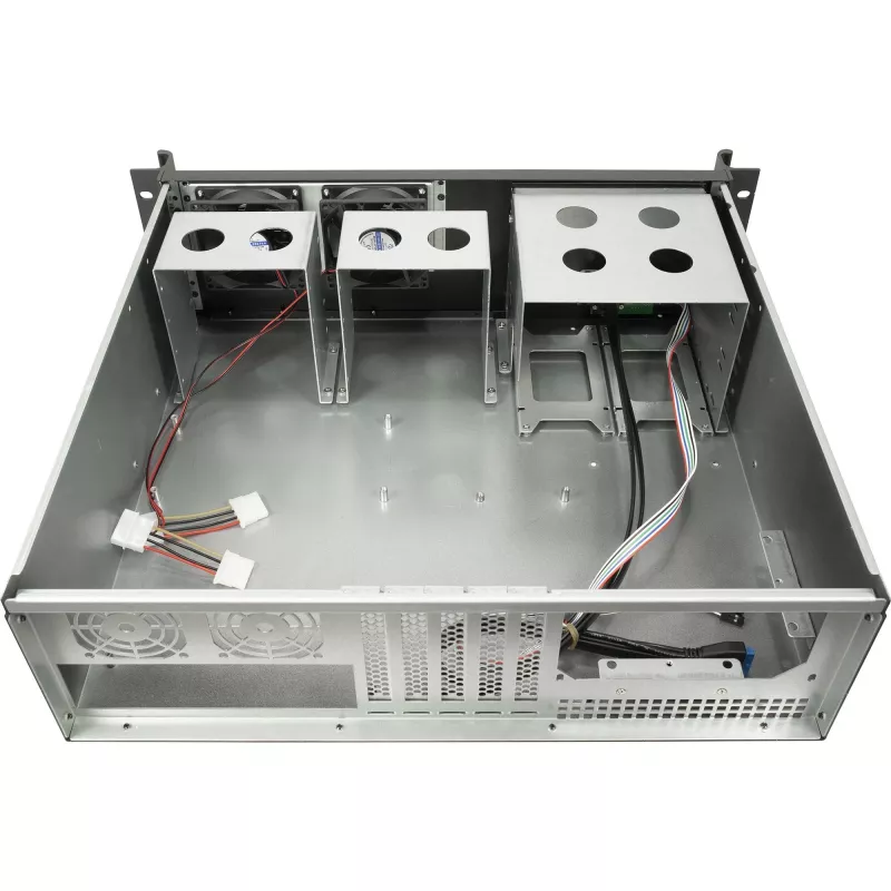 Serverový rack Inter-Tech 3U-K-340L čierny ATX 60 mm ventilátor