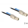 DeLOCK 83395 Serial Attached SCSI (SAS) kábel 2 m čierny