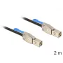 DeLOCK 83395 Serial Attached SCSI (SAS) kábel 2 m čierny