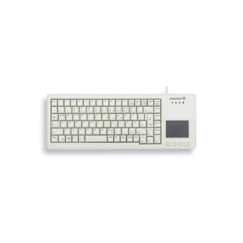 CHERRY XS touchpad klávesnica univerzálna USB QWERTY US angličtina sivá