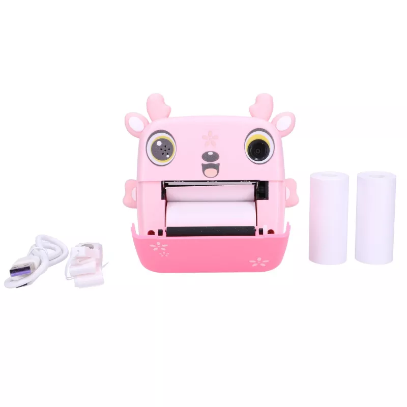 Extralink sada | termotlačiareň EPP-005 Pink + termopapier 3 rolky | fawn