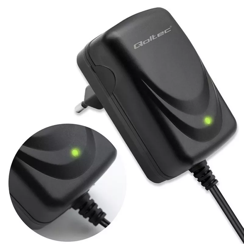 Nabíjačka batérií QOLTEC Charger AGM GEL STD 6V 1A pre 6V olovené batérie, AGM a Gel