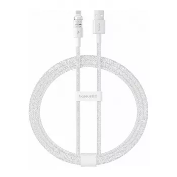 Nabíjací kábel Baseus USB na Lightning 1 m 2,4 A biely