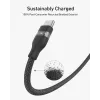 USB-C na USB-C kábel Anker A82E2 — USB 2.0, 1,8 m, čierny