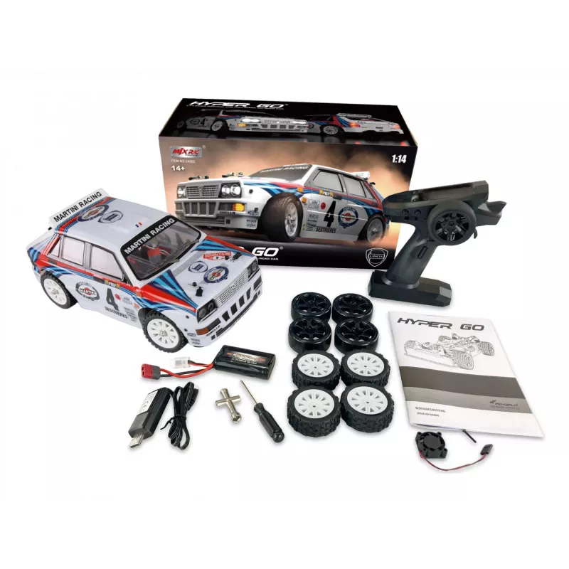 Rádiom riadené auto Amewi Hyper Go Lancia Delta HF Integrale 4WD rally drift model (MPN 21109)