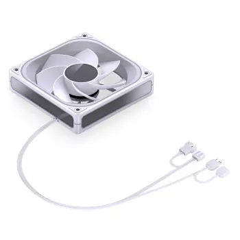 Chladiaci ventilátor Jonsbo ZA-120 Reverse Blade PWM ARGB 120 mm biely
