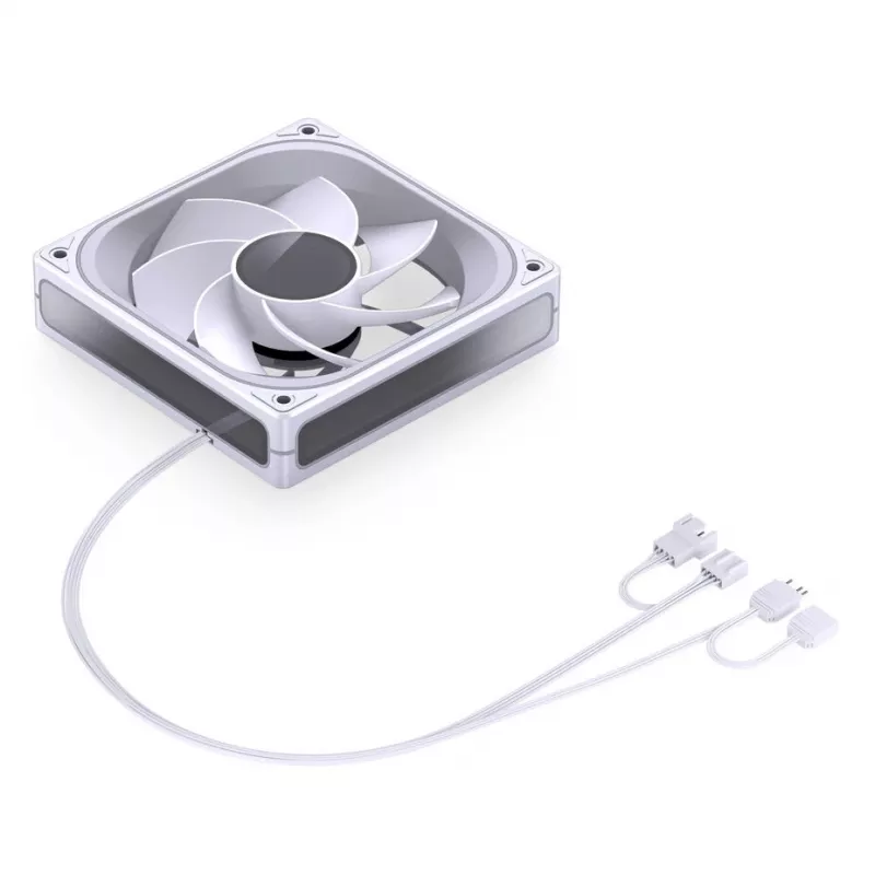 Chladiaci ventilátor Jonsbo ZA-120 Reverse Blade PWM ARGB 120 mm biely