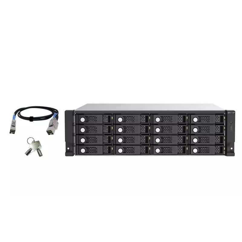 QNAP TL-R1620Sep-RP puzdro na HDD čierne, sivé 2,5/3,5