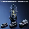 Autonabíjačka usams CC164CC01 30W s 1×USB-A a 1×USB-C pre rýchle nabíjanie