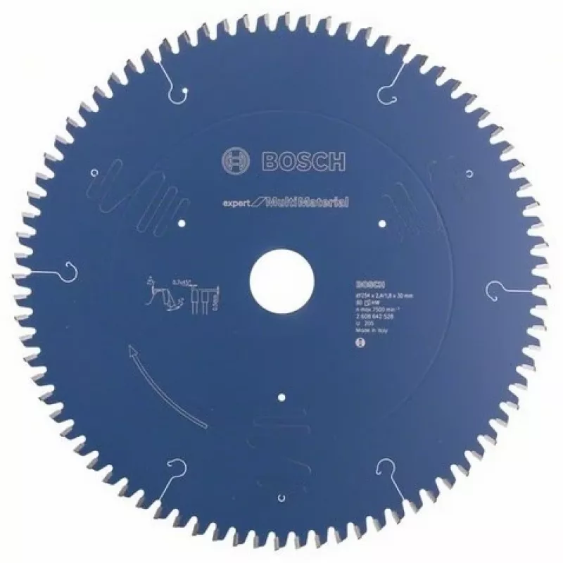Bosch 2608642528 Expert for Multi Material pílový kotúč, 254 mm, otvor 30 mm, 2,4 mm, 80 zubov