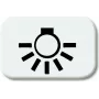 BJ - Reflex SI - symbol tlačidla svetlo *alpinweiss* (2525LI-214)