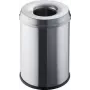 Helit H2515400 odpadkový kôš okrúhly oceľ sivá (H2515400)