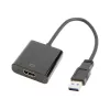 USB grafický adaptér GEMBIRD A-USB3-HDMI-02, HDMI výstup, až do 1920x1080, čierny, 36 g
