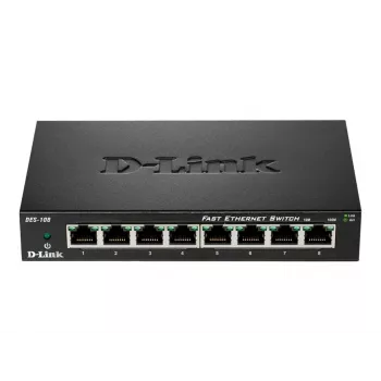 D-Link DES-108 čierny