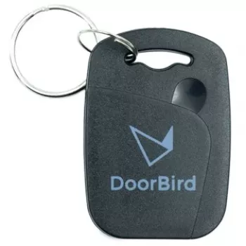 DoorBird A8005 dvojfrekvenčný RFID transpondérový kľúčenka, čierna, 10 ks