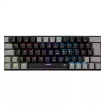 Mechanická herná klávesnica White Shark Wakizashi GK-002121V2 — čierno-sivý rám, US Blue-Switches