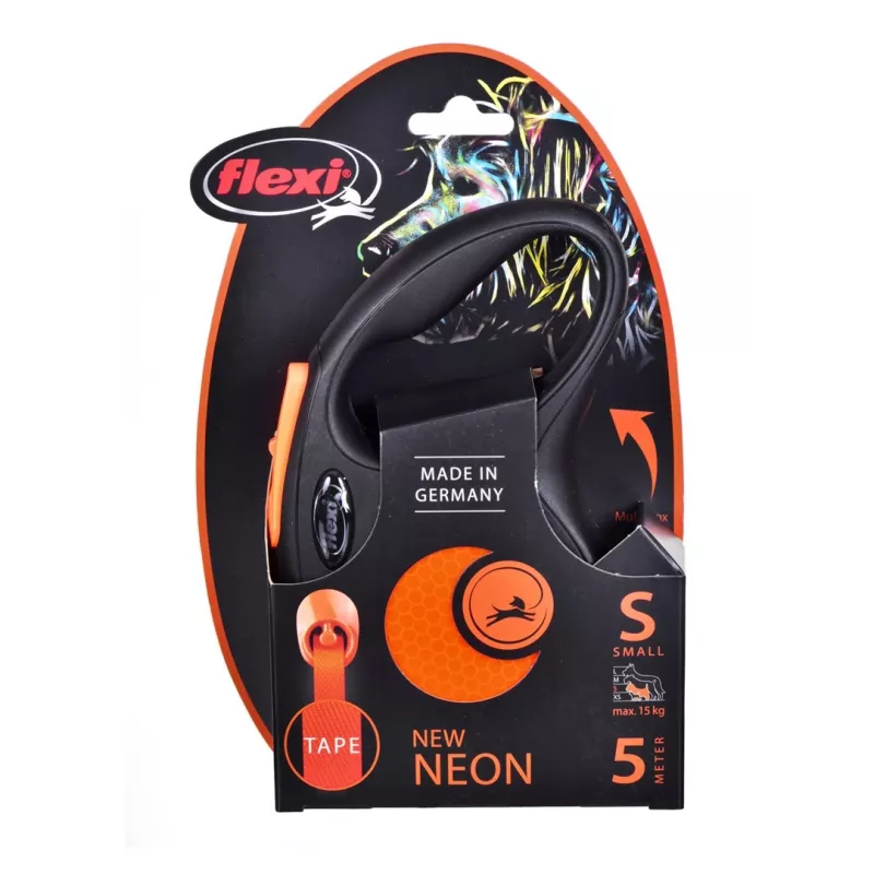 FLEXI Neon S - vodítko - 5 m