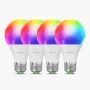 Nanoleaf Essentials Matter Smart A60 LED žiarovka, E27, 9 W, 900 lm, 2700-6500 K RGBCW, balenie 4 ks