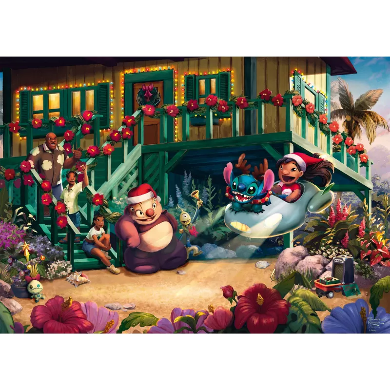 Puzzle Schmidt Spiele 58049 — 1000 dielov, Lilo & Stitch karikatúry