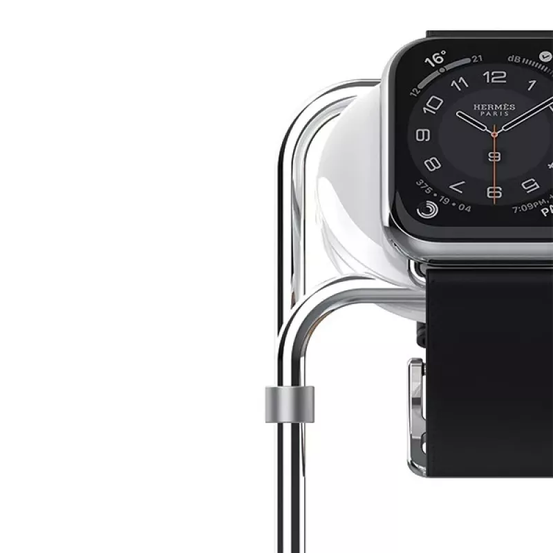 Nabíjací stojan pre Apple Watch SAW-300 indukčný strieborný