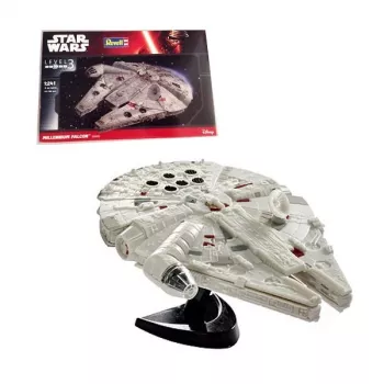 Revell 03600 Star Wars Millennium Falcon (Han Solo) mierka 1:241 nezmontovaná/nenatretá plastová modelová stavebnica bez lepidla, farby a štetca