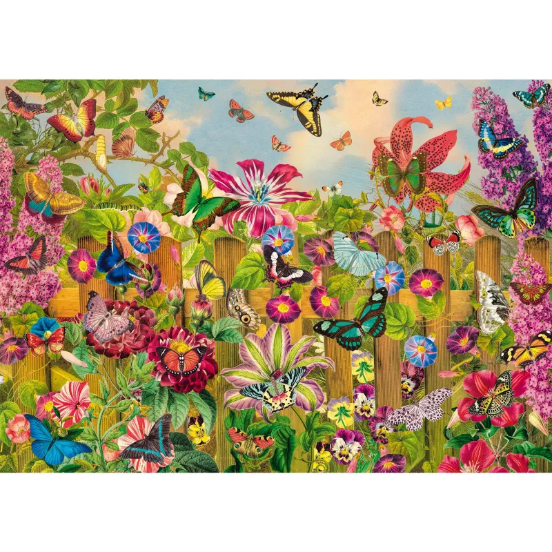 Puzzle Schmidt Spiele Beautiful Butterfly Garden — 2000 dielikov, model 59746