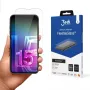 Tvrdený flexibilný ochranný prvok displeja 3MK FlexibleGlass Pro pre Apple iPhone 15 – číry, odolný proti poškriabaniu