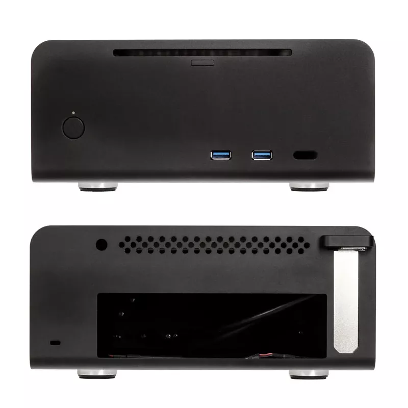 Streacom ST-FC8B Alpha Optical bezventilátorová HTPC skriňa + 120-wattový napájací zdroj