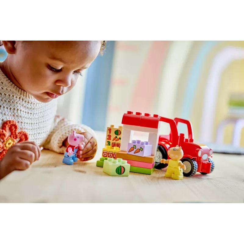 LEGO DUPLO 10468 Peppa Pig traktor a trh