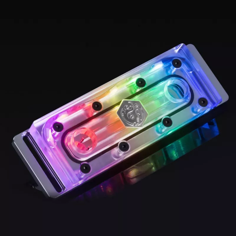 Bitspower Memory Cooler, ARGB - transparentný balenie 4 ks