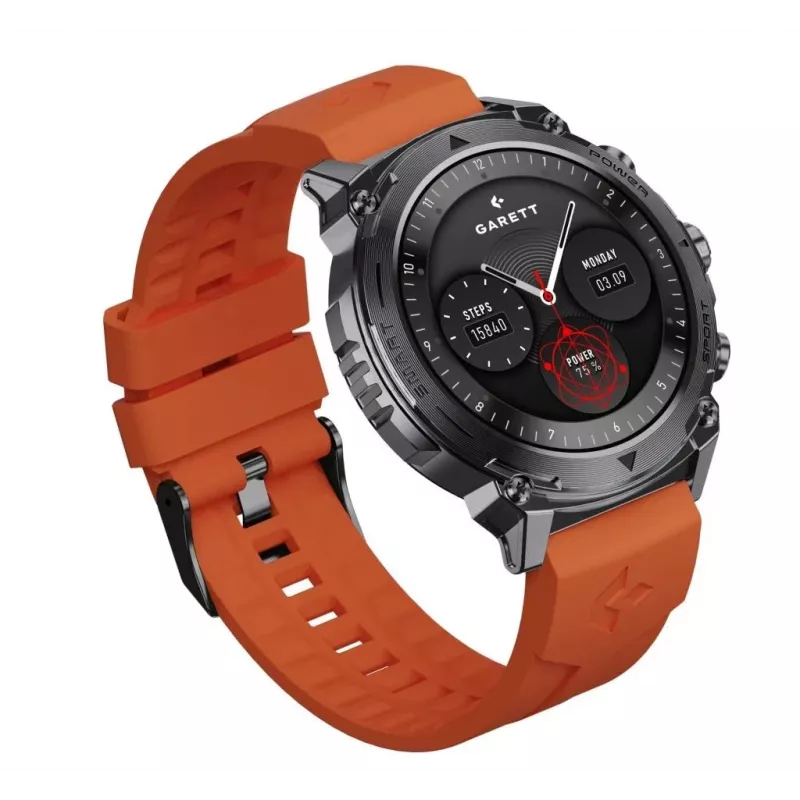 Smartwatch Garett Atom čierna Steel