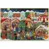 Puzzle Ravensburger Wooden Puzzle Christmas Market — 500 dielov, drevené puzzle