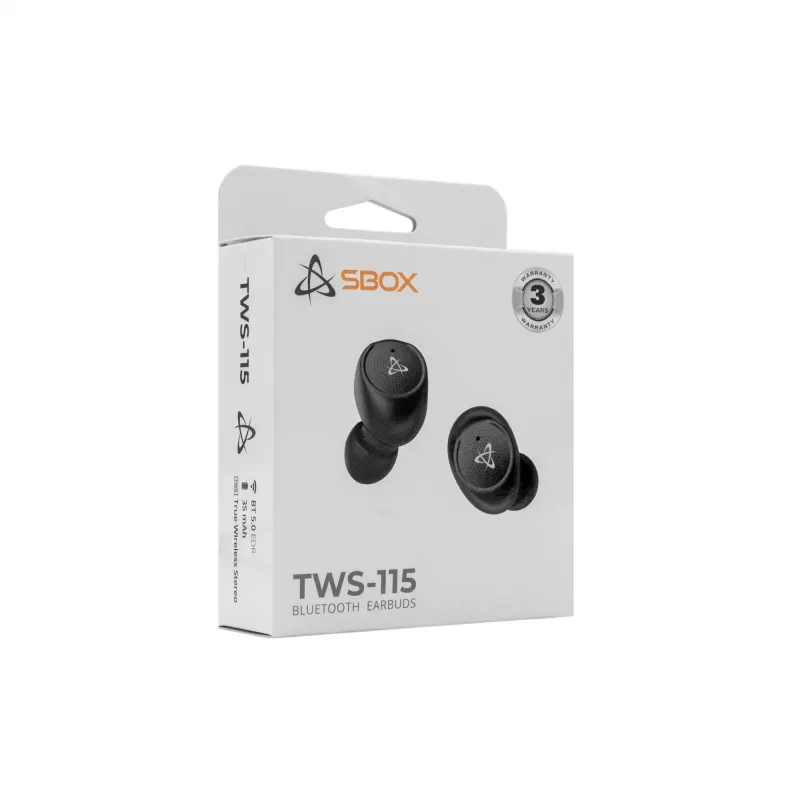 Slúchadlá SBOX EB-TWS115 čierna