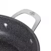 Indukčná panvica na pečenie s 2 rukoväťami BALLARINI Salina Granitium 24 cm 75002-811-0