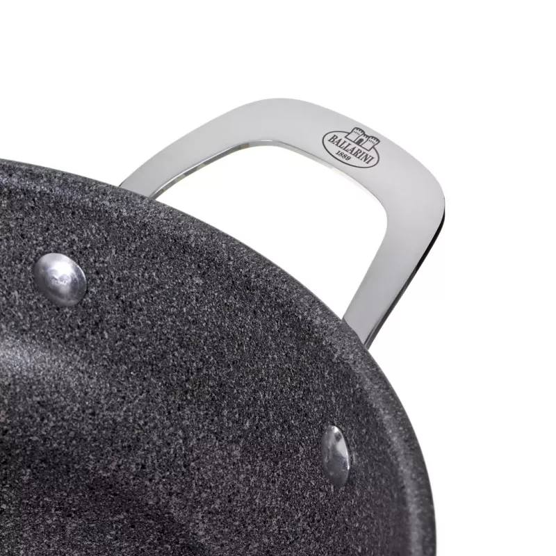 Indukčná panvica na pečenie s 2 rukoväťami BALLARINI Salina Granitium 24 cm 75002-811-0