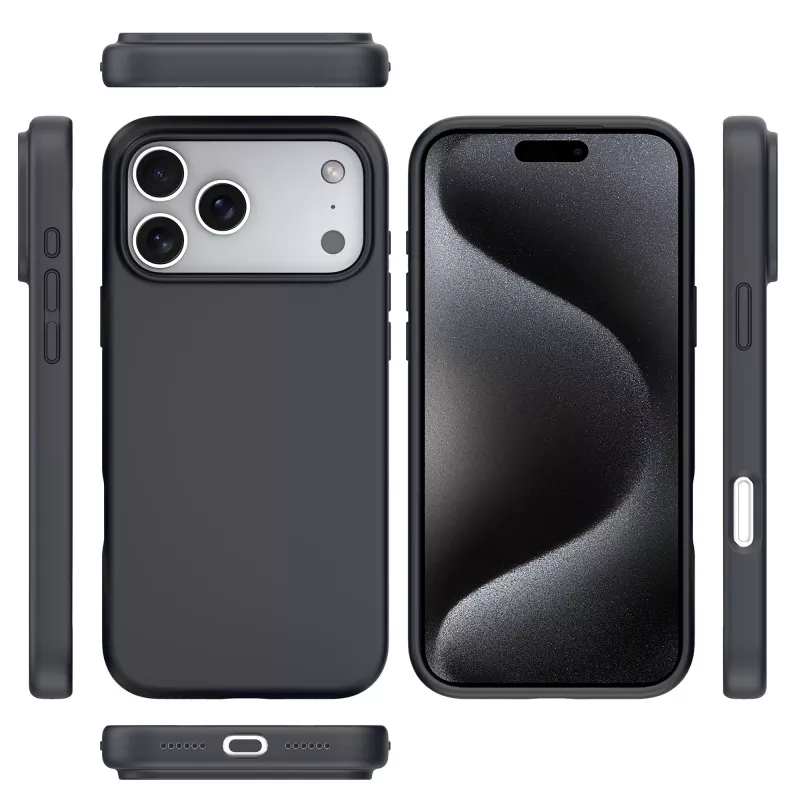 NEVOX StyleShell SHOCK (čierna, iPhone 17 Pro Max, kompatibilná s MagSafe)