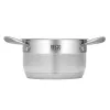 Okrúhly nerezový hrniec Resto Kitchenware Libra 1,9 L