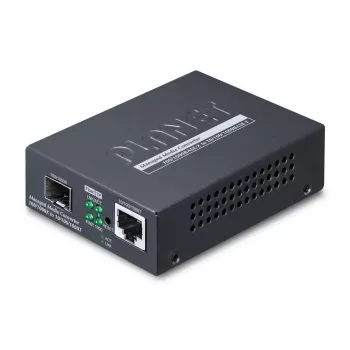 PLANET Web/SNMP Man sieťový mediakonvertor čierna Gigabit Ethernet SFP