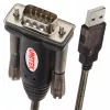 UNITEK Y-105 sériový kábel čierny 1,5 m USB Type-A DB-9