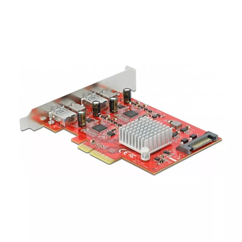 Rozširujúca karta DeLOCK PCI Express x4 na USB 10 Gbit/s 2x Type-A 2x Type-C