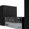 Mikrosystém pre domáce audio Aiwa MSBTU-700DAB — 25 W RMS, DAB+/FM, Bluetooth 10 m, CD mechanika, LED displej, čierna/arktická modrá
