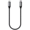 Satechi ST-TCL10M USB kábel 0,25 m USB-C USB-C/Lightning čierny sivý