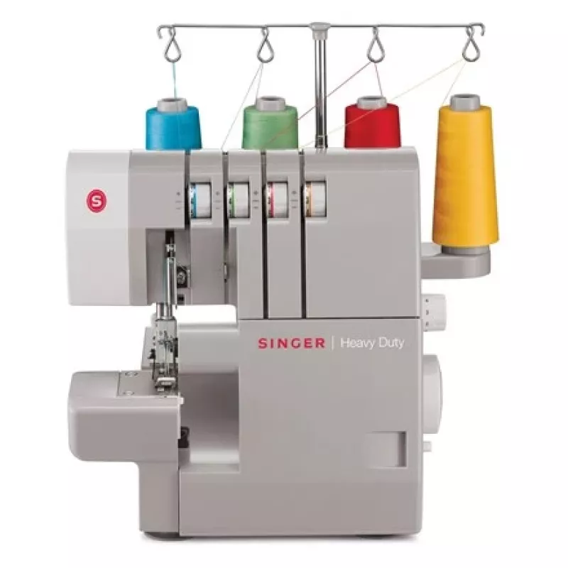 Overlockový šijací stroj SINGER 14HD854 Heavy Duty elektrický 120 W sivý