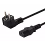 Napájací kábel SAVIO CL-146 — 3 m, IEC C13 na IEC typ E, čierny