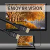 HDMI 2.1 kábel QOLTEC 5 m — 48 Gbit/s, 8K@60Hz, 26AWG, pozlátené konektory