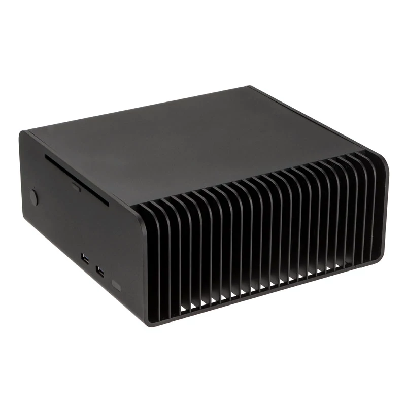 Streacom ST-FC8B Alpha Optical bezventilátorová HTPC skriňa + 120-wattový napájací zdroj