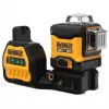 Laserová vodováha DeWalt DCE089D1G18-QW zelený lúč samonivelačná 360° s kompatibilitou prijímača