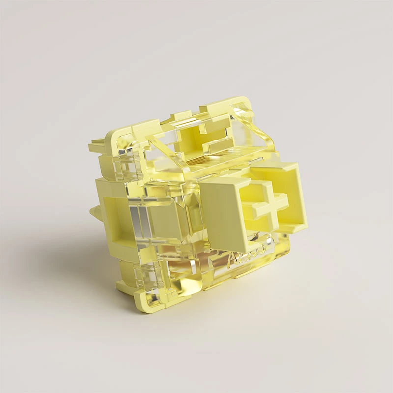 AKKO V3 Pro Cream Yellow mechanické spínače, 5-pinové, lineárne, 50 g, 45 ks